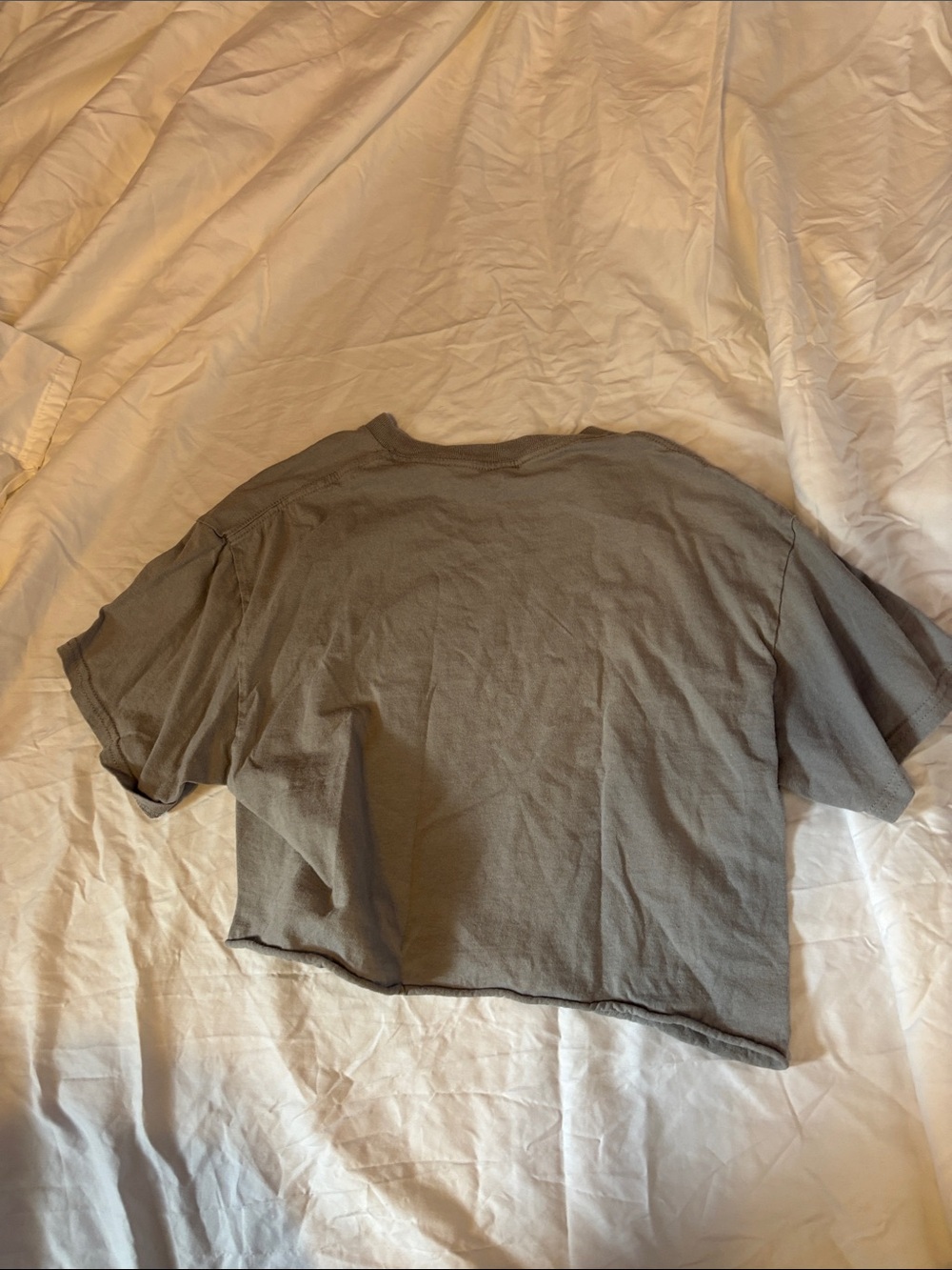Ford Bronco Graphic Crop Top in Gray with Orange Accents - Picture 3 of 3